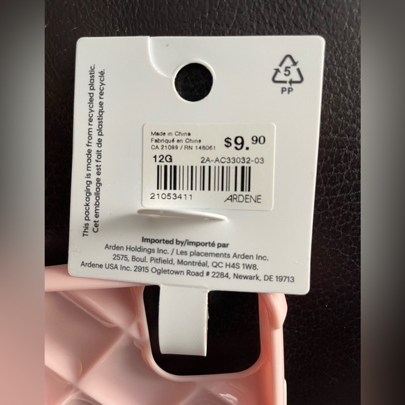 ARDENE Quilted Pink Jelly IPhone 11 case NWT $11 - Picture 6 of 6